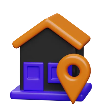 Shop-Standort  3D Icon