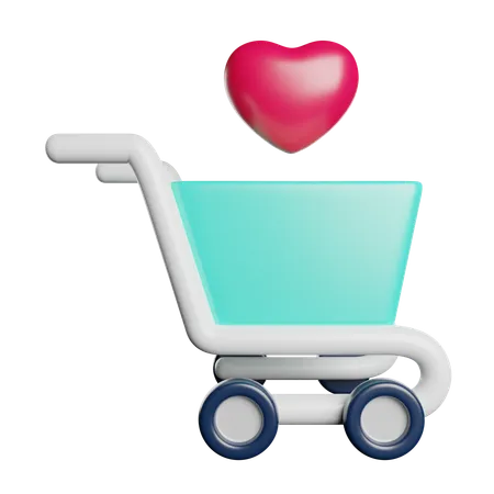 Shopaholic Sale Cart 3D Icon