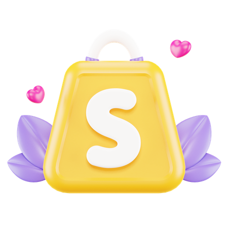 Shopify  3D Icon