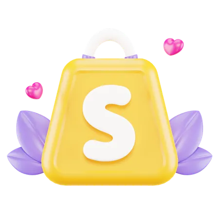 Shopify  3D Icon