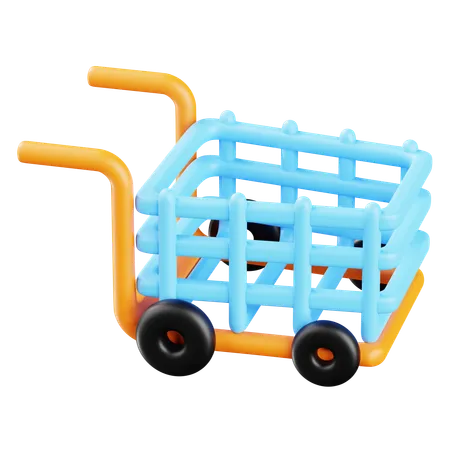Shoping Cart  3D Icon