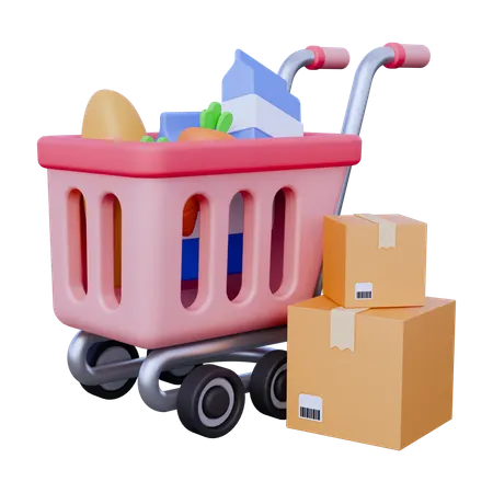 Shopping  3D Icon