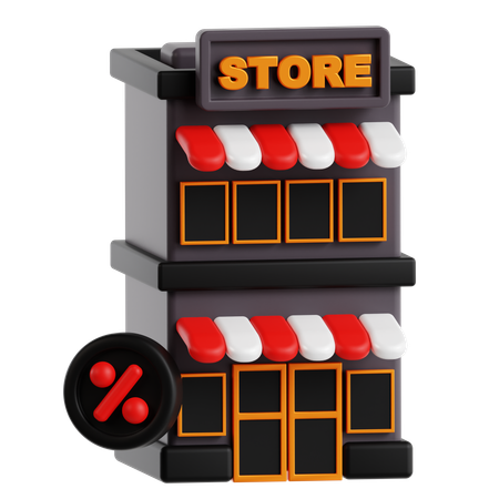 Centro de compras  3D Icon