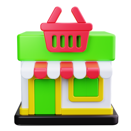 Shopping center  3D Icon