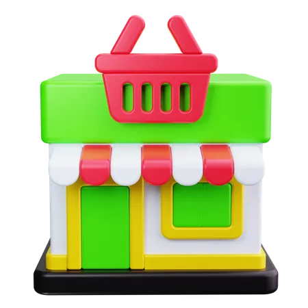 Shopping center  3D Icon