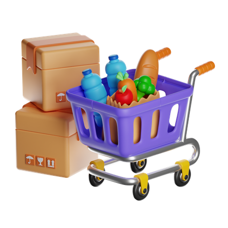 Shopping  3D Icon
