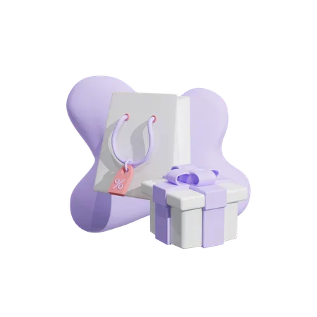 Shopping  3D Icon