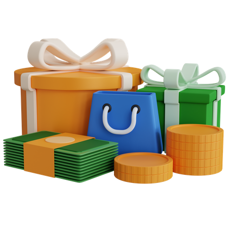 Shopping  3D Icon