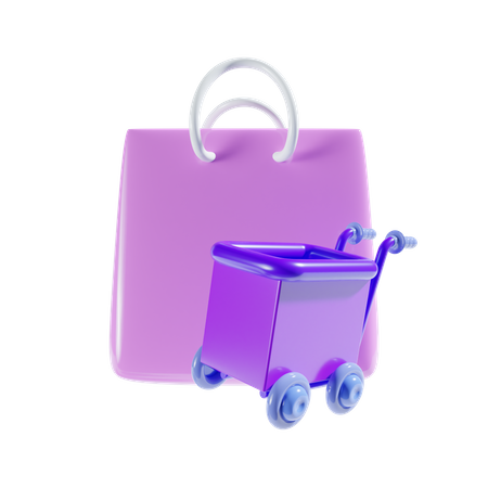 Shopping  3D Icon