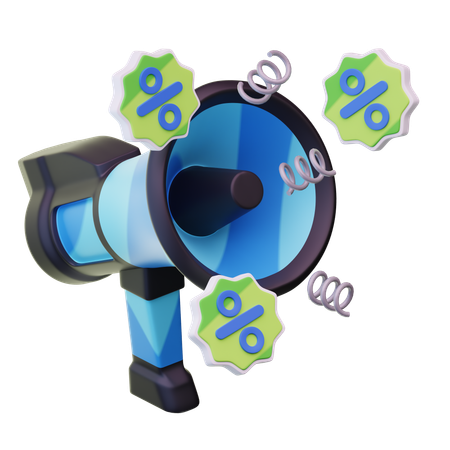 Shopping Ads  3D Icon