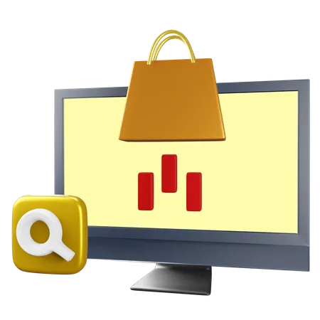 Shopping Advertising  3D Icon