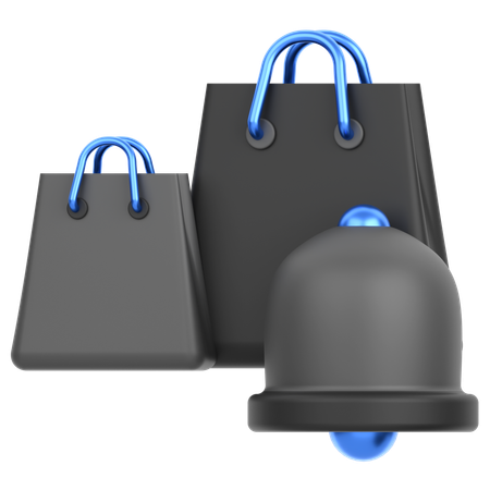 Shopping Alert  3D Icon