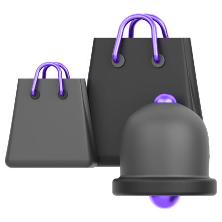 Shopping Alert  3D Icon