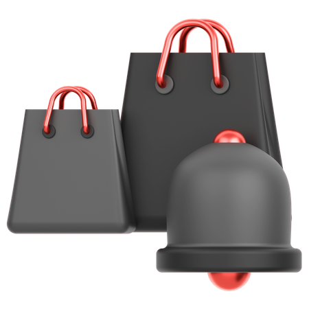 Shopping Alert  3D Icon