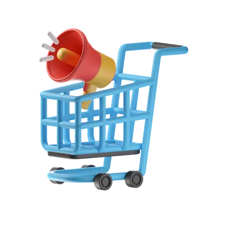 Shopping Announcement  3D Icon