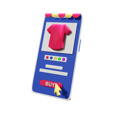 Shopping App  3D Icon