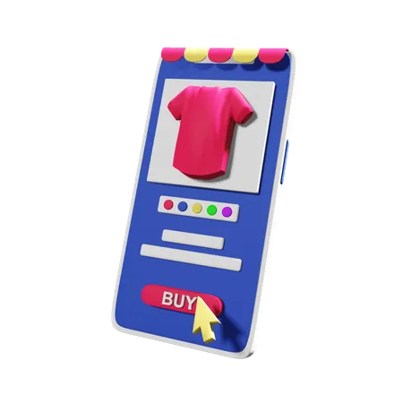 Shopping App  3D Icon