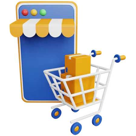 Shopping App 3D Icon