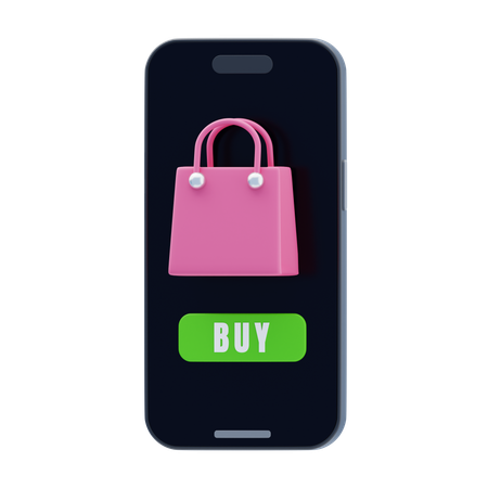 Shopping Application  3D Icon