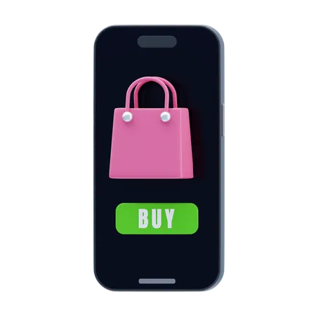 Shopping Application  3D Icon