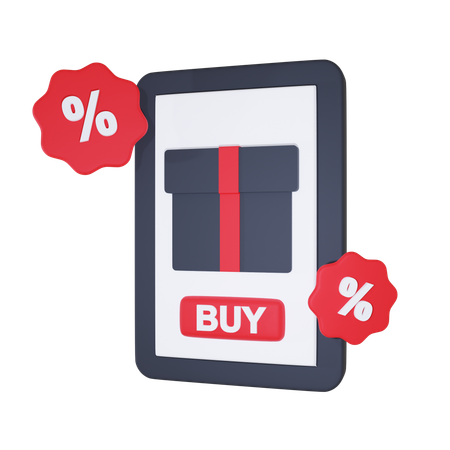 Shopping Apps  3D Icon