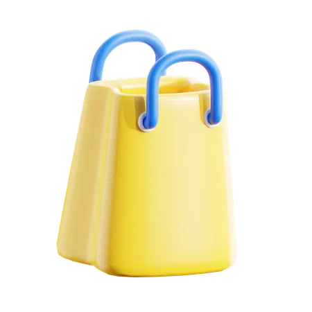 Shopping Bag 3 D Icon Which Can Be Used For Various Purposes Such As Websites Mobile Apps Presentation And Others 3D Icon