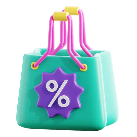 Shopping Bag 3 D Icon Which Can Be Used For Various Purposes Such As Websites Mobile Apps Presentation And Others 3D Icon