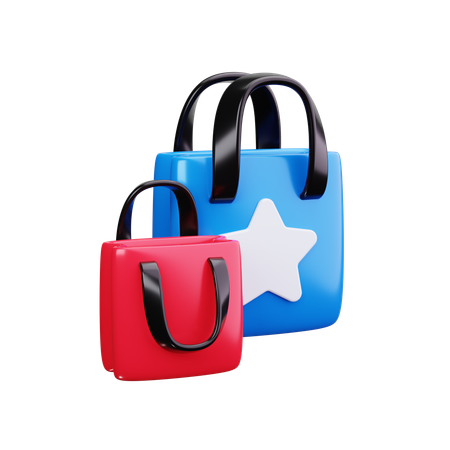 ショッピングバッグ  3D Icon