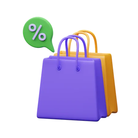 Shopping bag  3D Icon