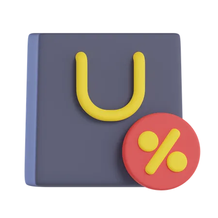 Shopping Bag  3D Icon