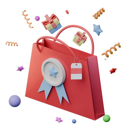 Shopping Bag  3D Icon