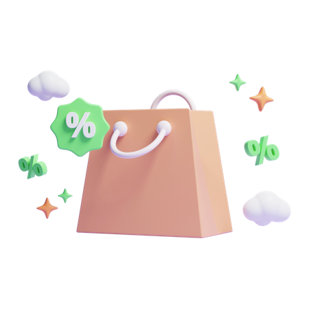 Shopping Bag  3D Icon