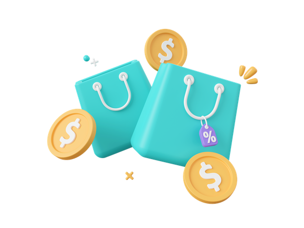 Shopping Bag  3D Icon