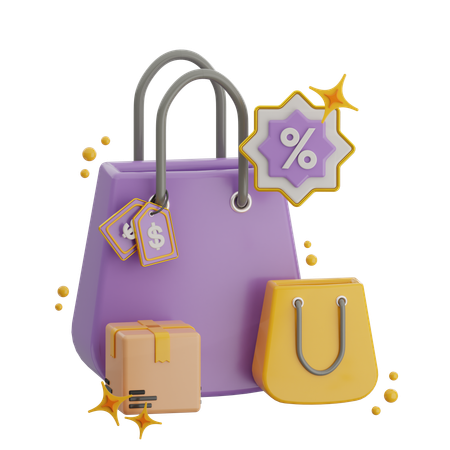 Shopping Bag  3D Icon