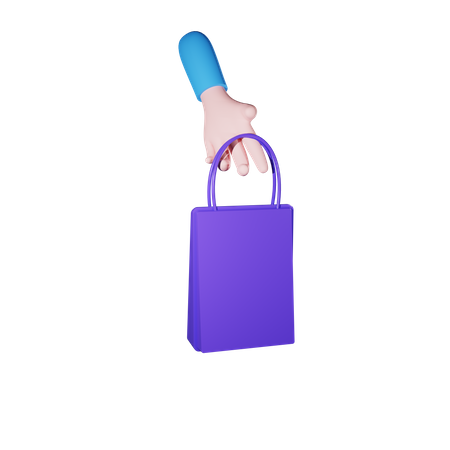 Shopping Bag  3D Illustration