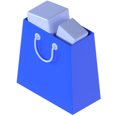 Shopping bag  3D Illustration