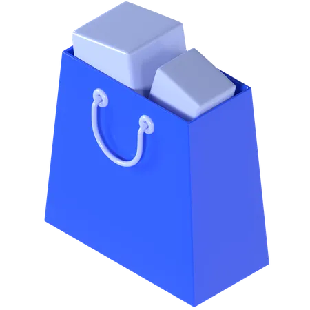 Shopping bag  3D Illustration