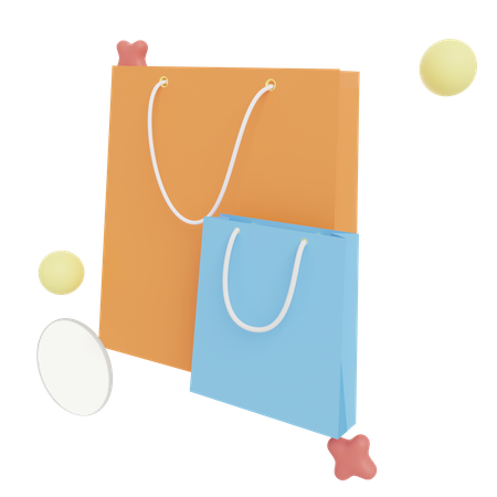 Shopping Bag  3D Illustration