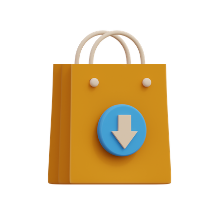 Shopping Bag  3D Illustration