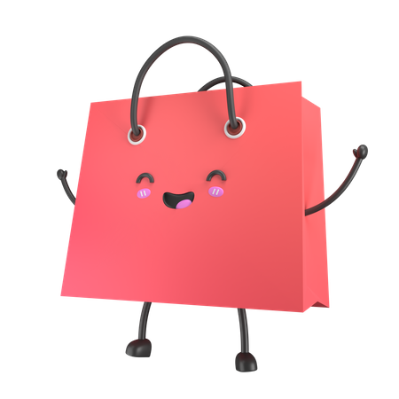 Shopping Bag  3D Illustration