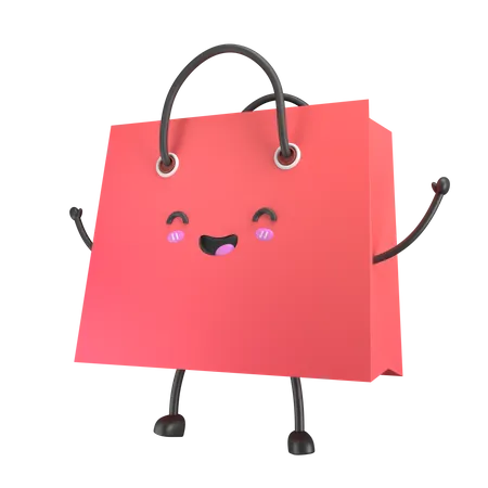 Shopping Bag  3D Illustration