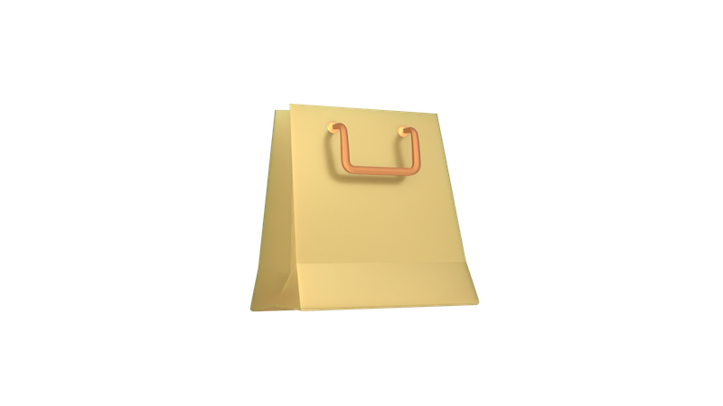 Shopping Bag  3D Illustration