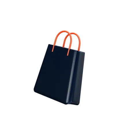 3 D BAG SHOPPING ICON OBJECT RENDERED 3D Illustration