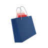 3d shopping-bag logo