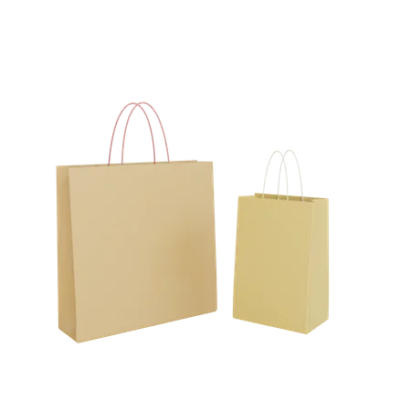 3 D Shopping Bag 3D Illustration