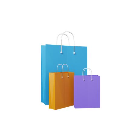 Shopping Bag  3D Illustration
