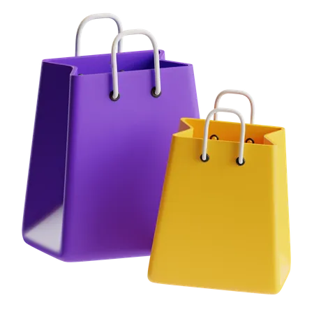 3 D Shopping Bag Icon 3D Icon