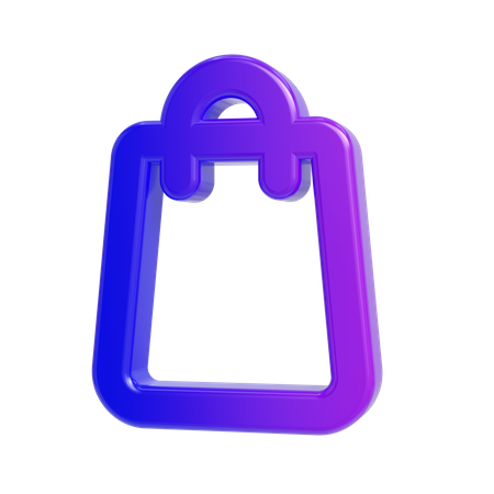 Shopping bag  3D Icon