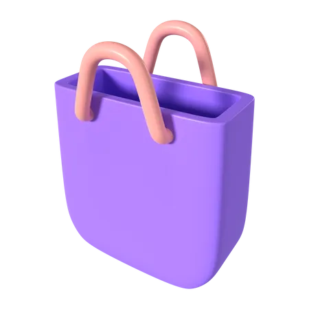 Shopping Bag Empty  3D Icon