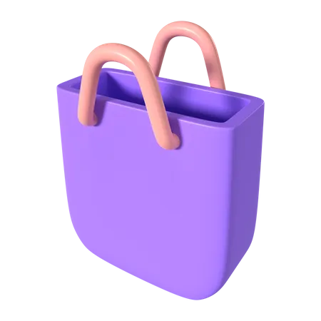 This Is Shopping Bag Empty 3 D Render Illustration Icon High Resolution Png File Isolated On Transparent Background Available 3 D Model File Format BLEND OBJ FBX And GLTF 3D Icon